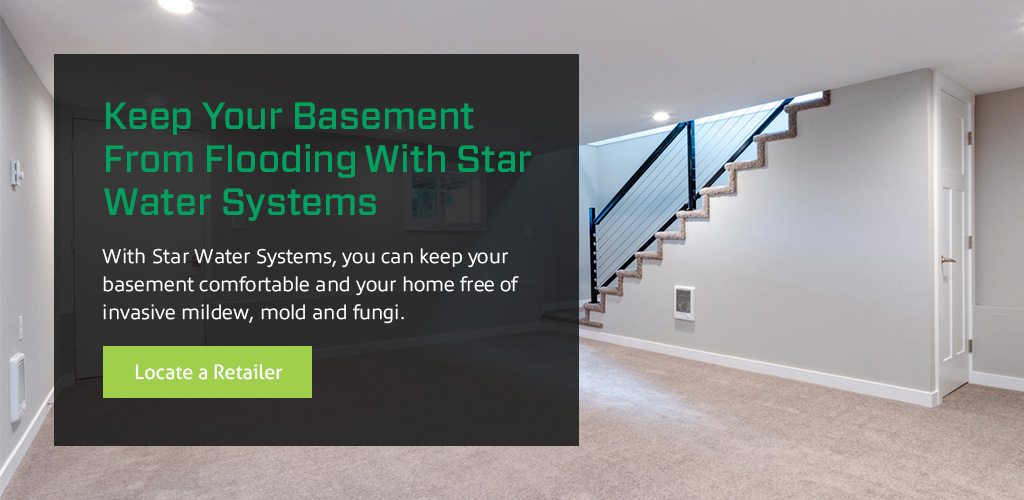 keep your basement from flooding with help from Star Water